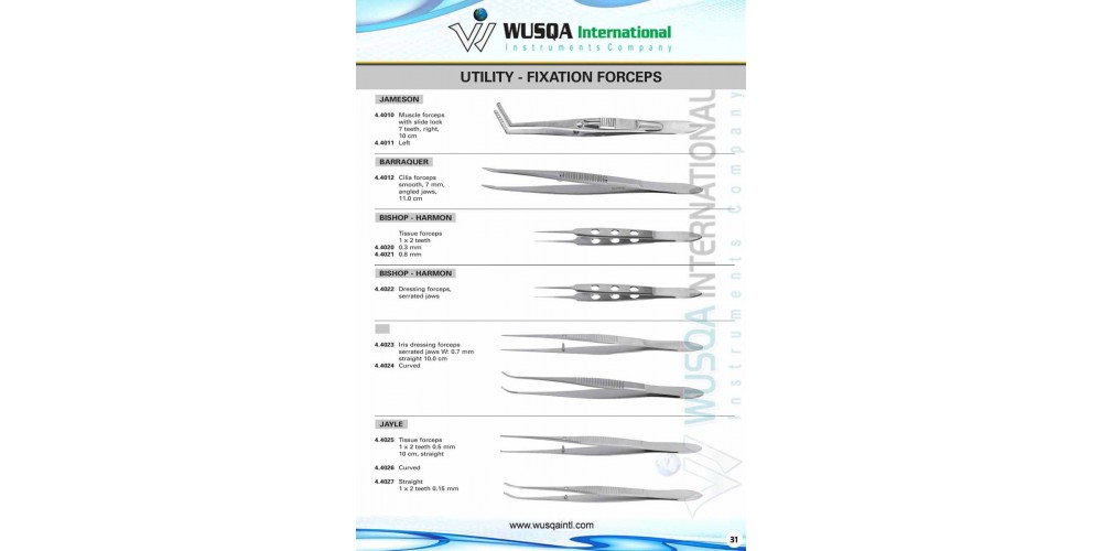 Utility Fixation Forceps 